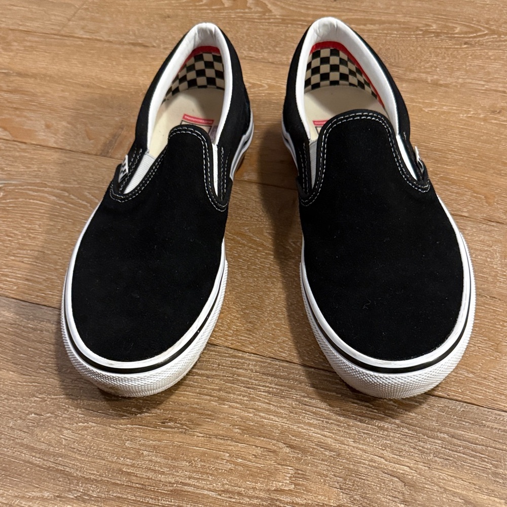New Vans Classic PopCush Black Slip-On Sneakers - Mens 10.5